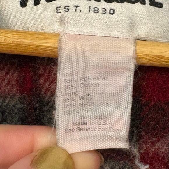 Vintage Woolrich Chore Jacket Mens Size Large Blanket Lined Hooded Barn Coat USA - Picture 5 of 11